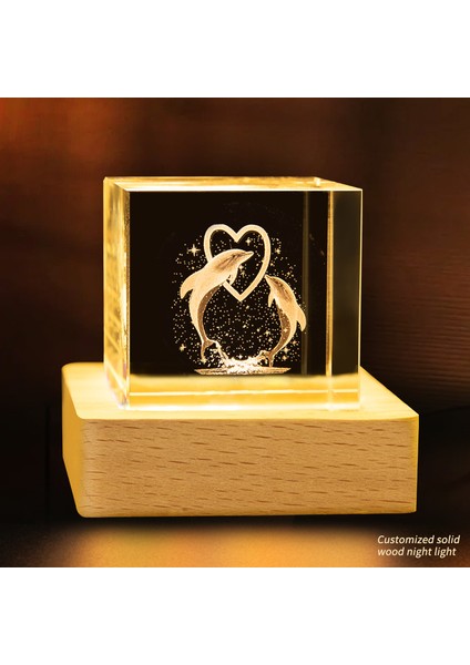 Kristal Bulutlar Küçük Küp Kristal Yaratıcı Masaüstü (Yurt Dışından)