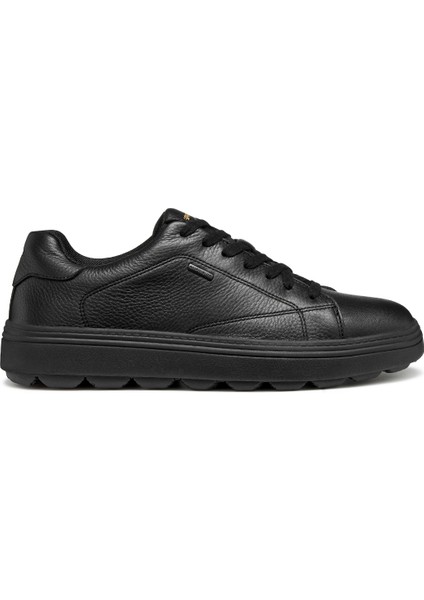 Erkek Siyah U Spherıca Ecub-1.1 B Abx Bağcıklı Deri Sneaker U56LUC00046C9999
