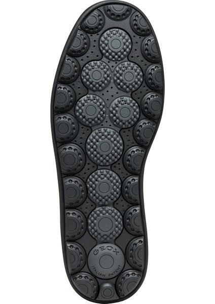 Erkek Siyah U Spherıca Ecub-1.1 B Abx Bağcıklı Deri Sneaker U56LUC00046C9999