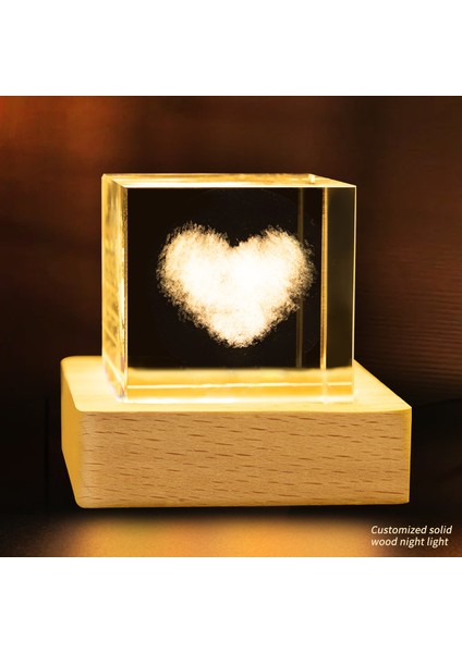 Kristal Bulutlar Küçük Küp Kristal Yaratıcı Masaüstü (Yurt Dışından)