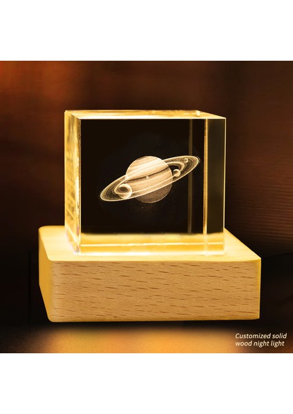 Kristal Bulutlar Küçük Küp Kristal Yaratıcı Masaüstü (Yurt Dışından)