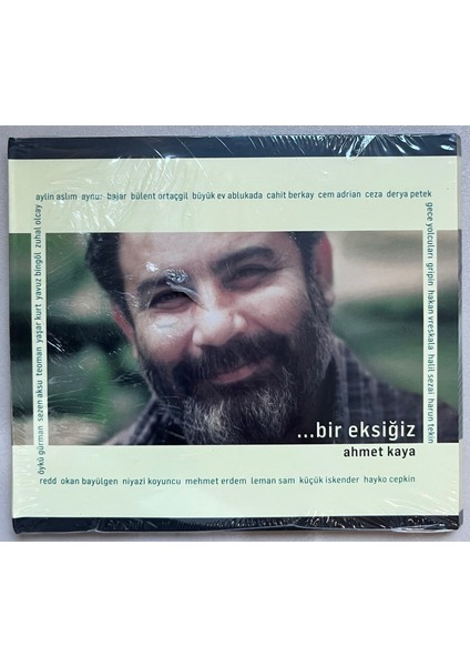 Ahmet Kaya Bir Eksiğiz CD (Jelatinli Sıfır Orijinal Dönem Baskı Cd)