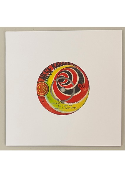 Neşe Karaböcek Kulakların Çınlasın - Ben Gamlı Hazan 45 Lik Plak (Orjinal 1972 Dönem Baskı Plak)