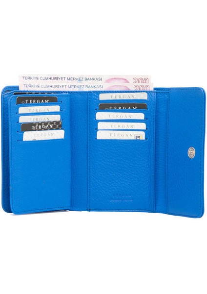 Mavi Hakiki Deri Kadın Cüzdan - S1CB00005730-K1E
