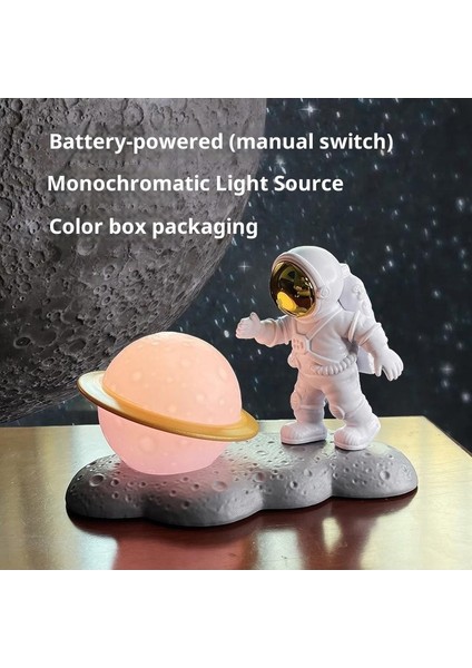 Yeni Havalanan Astronot Süsü Ay Işığı Ay Gece Lambası (Yurt Dışından)