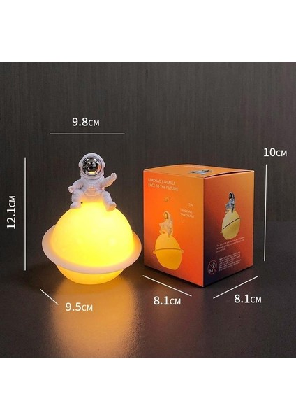 Yeni Havalanan Astronot Süsü Ay Işığı Ay Gece Lambası (Yurt Dışından)