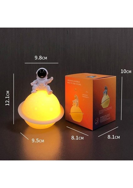 Yeni Havalanan Astronot Süsü Ay Işığı Ay Gece Lambası (Yurt Dışından)
