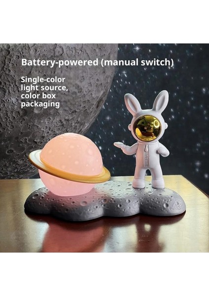 Yeni Havalanan Astronot Süsü Ay Işığı Ay Gece Lambası (Yurt Dışından)