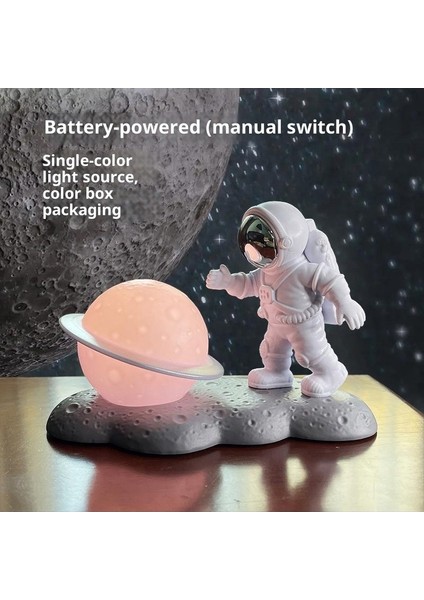 Yeni Havalanan Astronot Süsü Ay Işığı Ay Gece Lambası (Yurt Dışından)