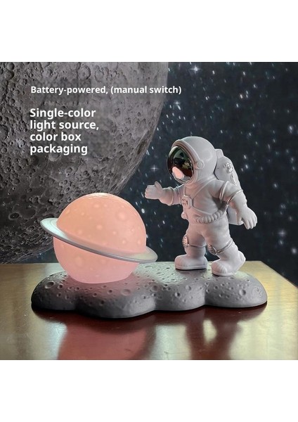 Yeni Havalanan Astronot Süsü Ay Işığı Ay Gece Lambası (Yurt Dışından)