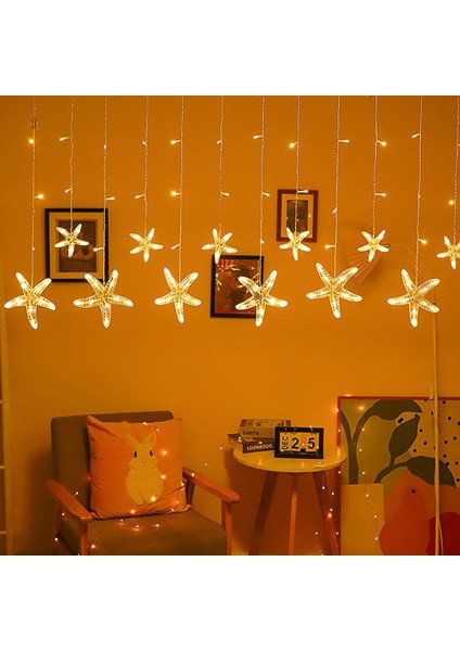 3 Metre Fişli LED Işık 10'lu Deniz Yıldızı Işık Zinciri Dekoratif Fişli Aydınlatma Ev Dekorasyonu Süsleme Salon Oda Merdiven Balkon Için Yılbaşı Eğlence Doğum Günlerine Özel Aydınlatma modelleri