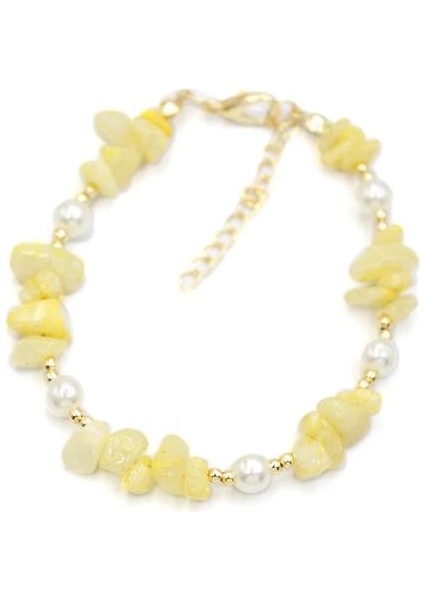 Boncuk Bileklik - Sarı