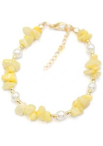 Boncuk Bileklik - Sarı fiyatları