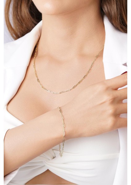 14 Ayar Altın Ataç Zincir Set fiyatları