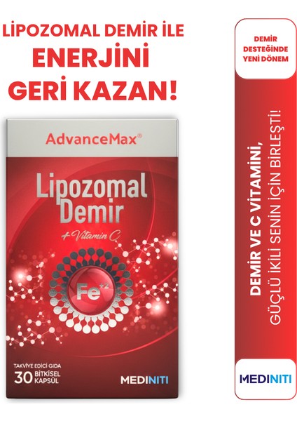 Lipozomal Demir 30 Kapsül