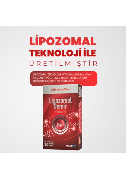 Lipozomal Demir 30 Kapsül fiyatları
