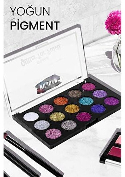 Pembe Makyaj Seti Orta Ton Renkli Sünger Aydınlatıcı Ruj Maskara Fondöten