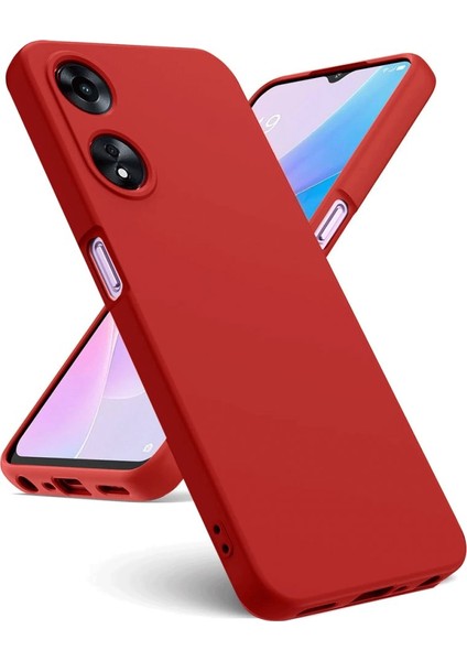 Oppo A38 Kılıf Esnek Yapılı First Silikon Kapak