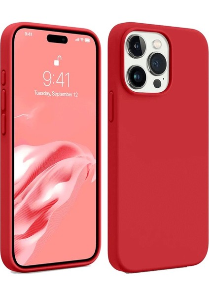 iPhone 15 Pro Kılıf Esnek Yapılı Ince Standart Ruber Kapak Ryc/first