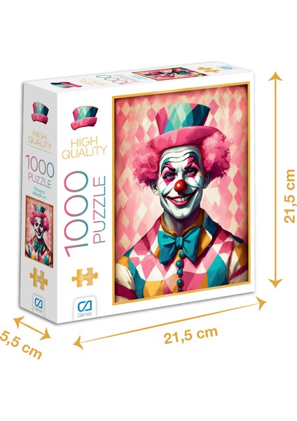 Palyaço - 1000 Parçalı Puzzle - 48 x 68 cm