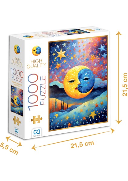 Gecenin Büyüsü - 1000 Parçalı Puzzle - 48 x 68 cm