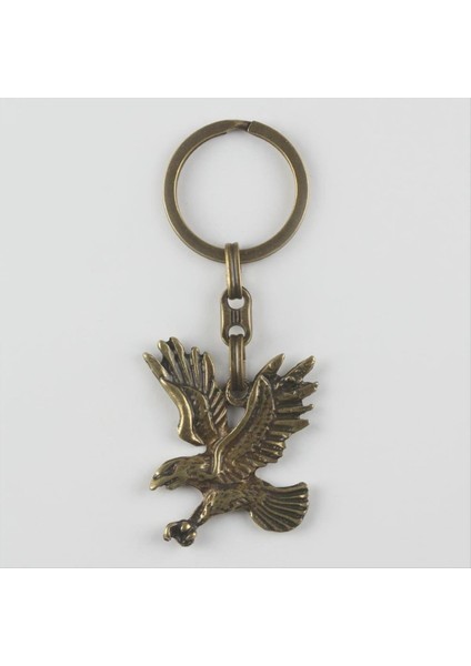 Kartal Figürlü Metal Anahtarlık
