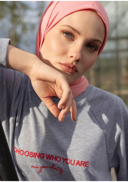 Tesettür Eşofman Üstü- Who You Are