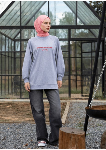 Tesettür Eşofman Üstü- Who You Are fırsatları