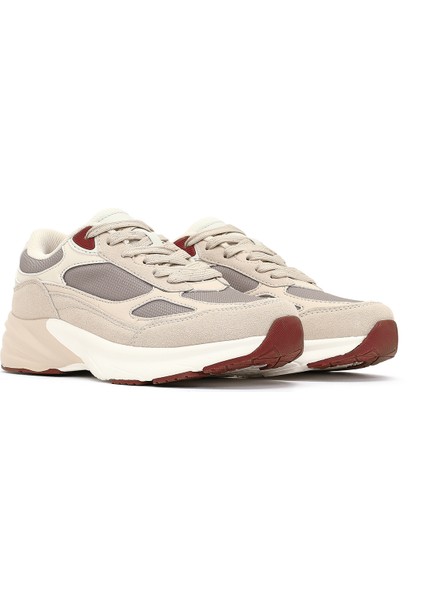 Kadın Bej Bağcıklı Kalın Tabanlı Sneaker 25AFD494014 modelleri