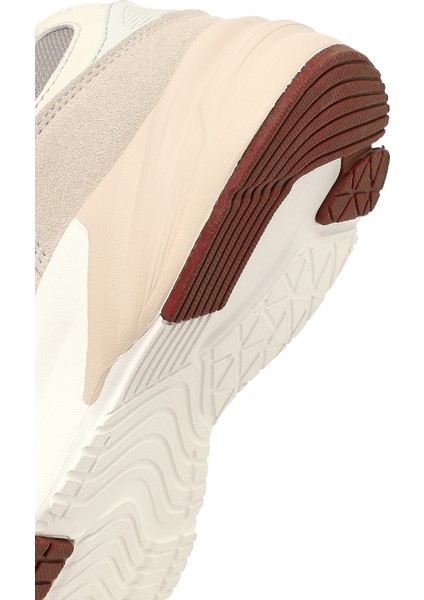 Kadın Bej Bağcıklı Kalın Tabanlı Sneaker 25AFD494014