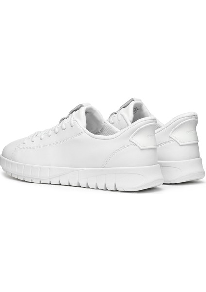 Erkek Beyaz U Flextrıde Plus Bağcıklı Deri Sneaker U56MAA0009BC1000 indirimleri