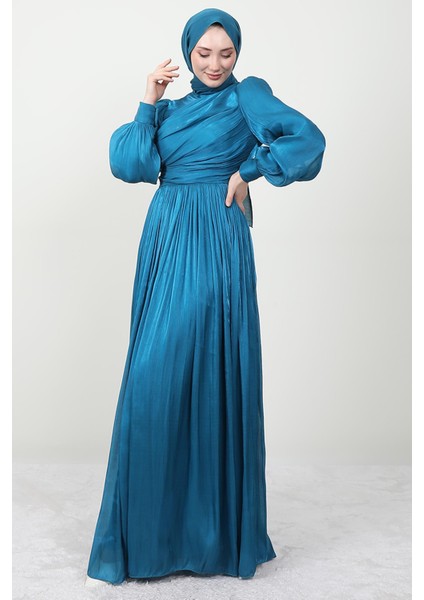 Ipek Tesettür Elbise Petrol fiyatları