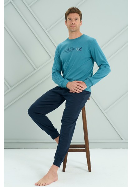 Erkek Interlok Penye Uzun Kol Pijama Takımı 2222 Petrol fiyatları
