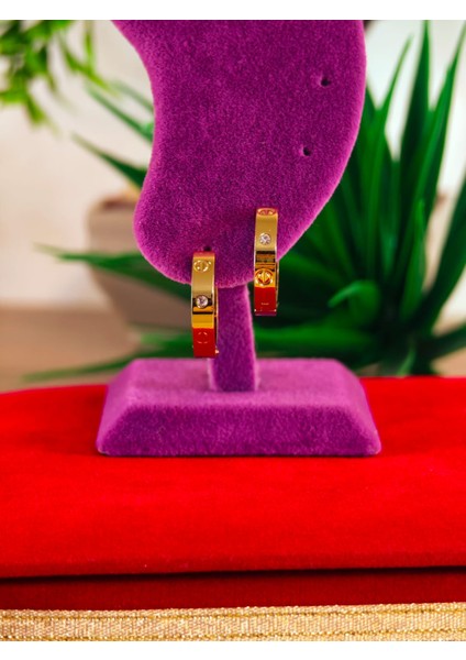 Çelik 22 Ayar Altın Kaplama Renk Atmaz Küpe fiyatları