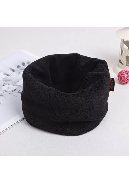 Kışlık Sıcak Eşarp Maskesi Erkek Yastıklı ve Kalınlaştırılmış Kış Açık Soğuk Eşarp Bisiklet Geçirmez Kış Boyun Örtüsü (Yurt Dışından)