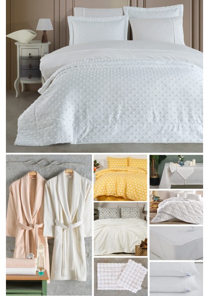 Nora Çeyiz Paketi 50 Parça Krem