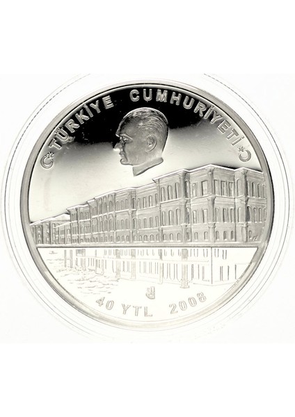 Kabataş Erkek Lisesi 100. Yılı 2008 Darphane Hatıra Gümüş *sertifikalı