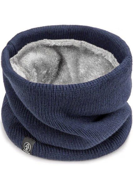 Kışlık Sıcak Eşarp Maskesi Erkek Yastıklı ve Kalınlaştırılmış Kış Açık Soğuk Eşarp Bisiklet Geçirmez Kış Boyun Örtüsü (Yurt Dışından)