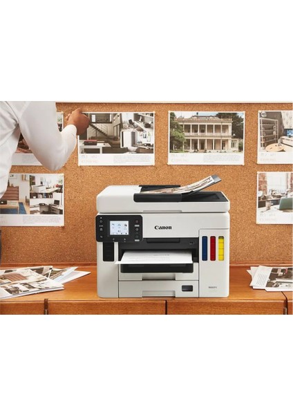 Maxify GX7040 Wi-Fi Renkli Çok Fonksiyonlu Tanklı Mürekkep Püskürtmeli Yazıcı+3top A4 Hediye