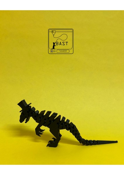 Bast Tasarım 3D Yazıcı Hareketli Eklemli Profesör T-Rex Oyuncak Figür fiyatları