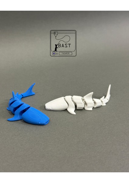 Bast Tasarım 3D Yazıcı Hareketli Eklemli Köpek Balığı Oyuncak Figür fiyatları