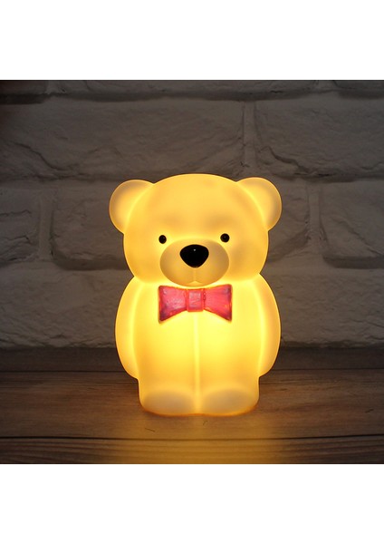 LED Gece Lambası Sevimli Işıklı Oyuncak Tavşan Işık Odası Başucu Lambası Süs Yeni Yaratıcı Hediye (Yurt Dışından)