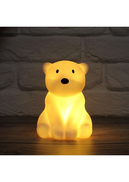 LED Gece Lambası Sevimli Işıklı Oyuncak Tavşan Işık Odası Başucu Lambası Süs Yeni Yaratıcı Hediye (Yurt Dışından)