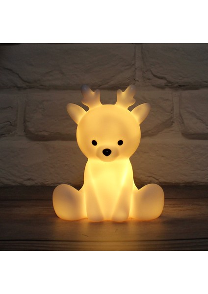 LED Gece Lambası Sevimli Işıklı Oyuncak Tavşan Işık Odası Başucu Lambası Süs Yeni Yaratıcı Hediye (Yurt Dışından)
