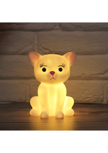 LED Gece Lambası Sevimli Işıklı Oyuncak Tavşan Işık Odası Başucu Lambası Süs Yeni Yaratıcı Hediye (Yurt Dışından)