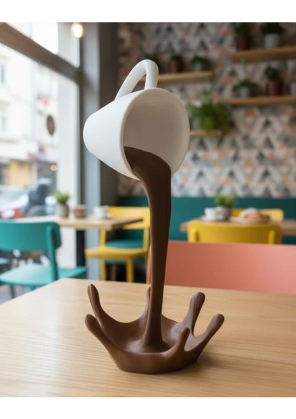 Dökülen Kahve Dekor modelleri