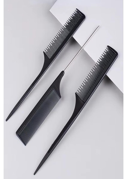 Profesyonel 3'lü Krepe Boya Tarağı Karbon Plastik Boya Sıyırma Tarağı - Metal ve Plastik Saplı Set modelleri