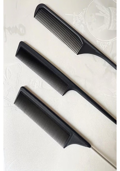 Profesyonel 3'lü Krepe Boya Tarağı Karbon Plastik Boya Sıyırma Tarağı - Metal ve Plastik Saplı Set fırsatları