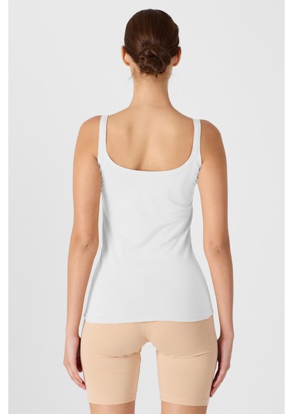 Kadın Beyaz 3'lü İnce Askılı Sırtı Açık Modal Atlet 3M1034 indirimleri