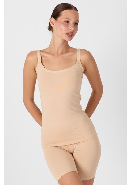 Kadın Ten Rengi 3'lü İnce Askılı Sırtı Açık Modal Atlet 3M1034 modelleri